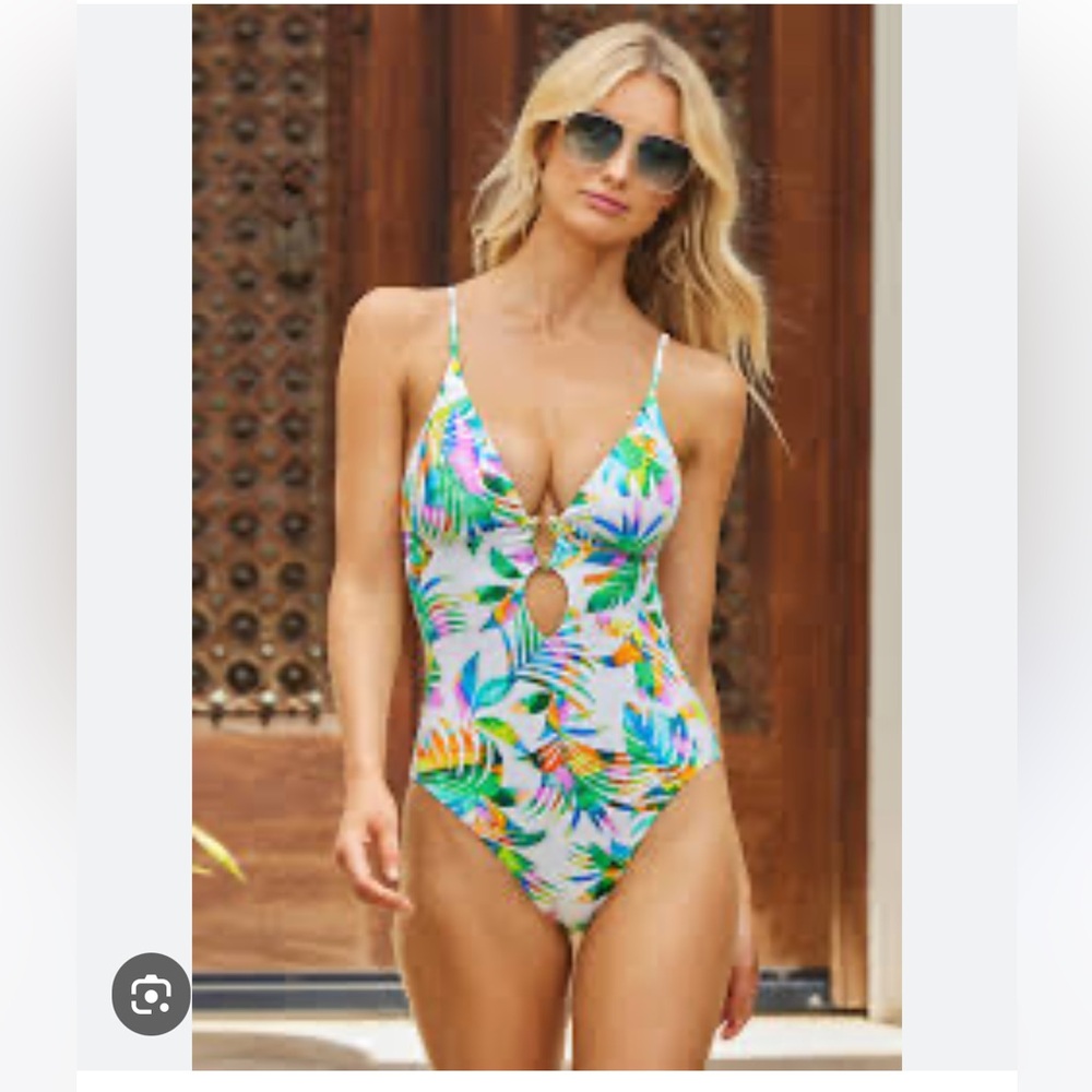NWT Becca Isla Verde One Piece